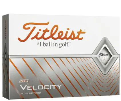 Titleist Velocity Logoboll