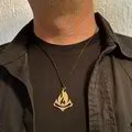 Straight Fire Logo (Necklace)