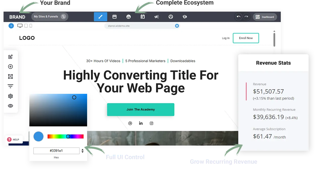 white label website builder