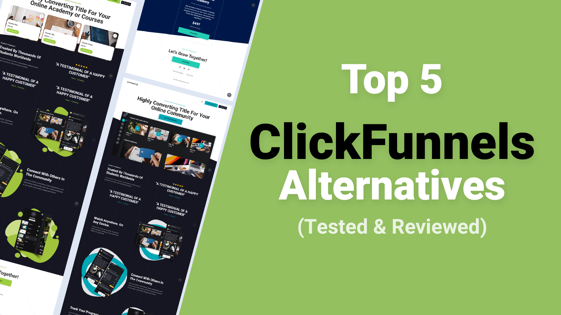 Top Clickfunnels Examples 5 Best ClickFunnels Alternatives in 2026 (Ranked & Reviewed)