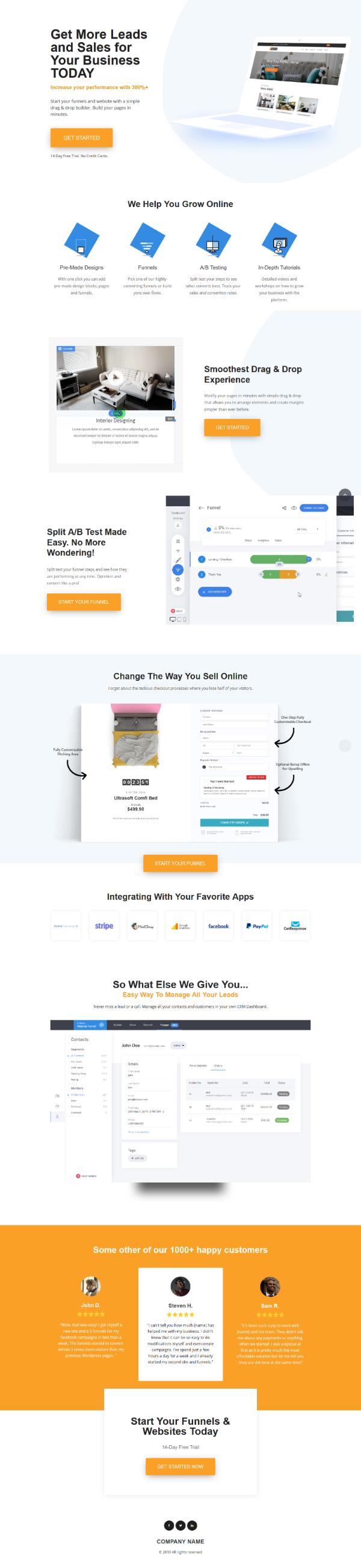 Websites + Funnels