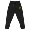 Golden Embroidered Buzzer Band Logo Unisex Jogging Pants