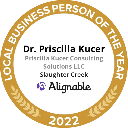 Dr. Priscilla Kucer is the Alignable 2022 Local Businessperson of the Year for Slaughter Creek-Austin Texas