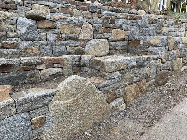 Beehive Stone Masonry | Terraced Dry Stack Wall