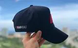 Miami Visuals Hat - Black 3 Stripes