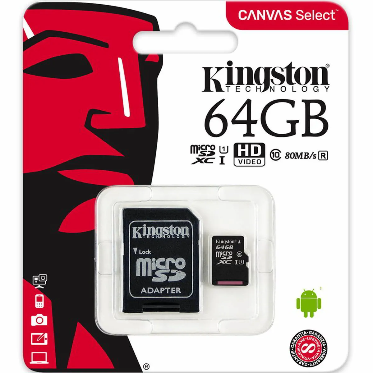 Kingston 64 GB Micro SD Card