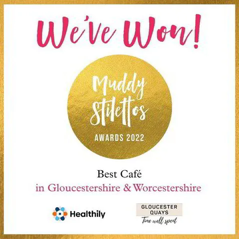 muddy stilettos winner best cafe in gloucestershire & worcestershire for 2022.  Little Ginger Deli Cafe