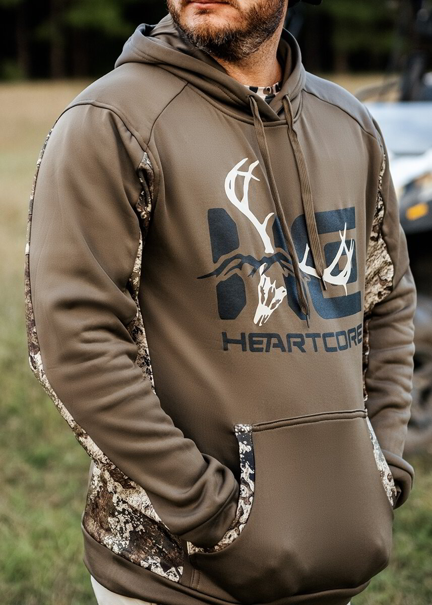 Brown camo hot sale hoodie