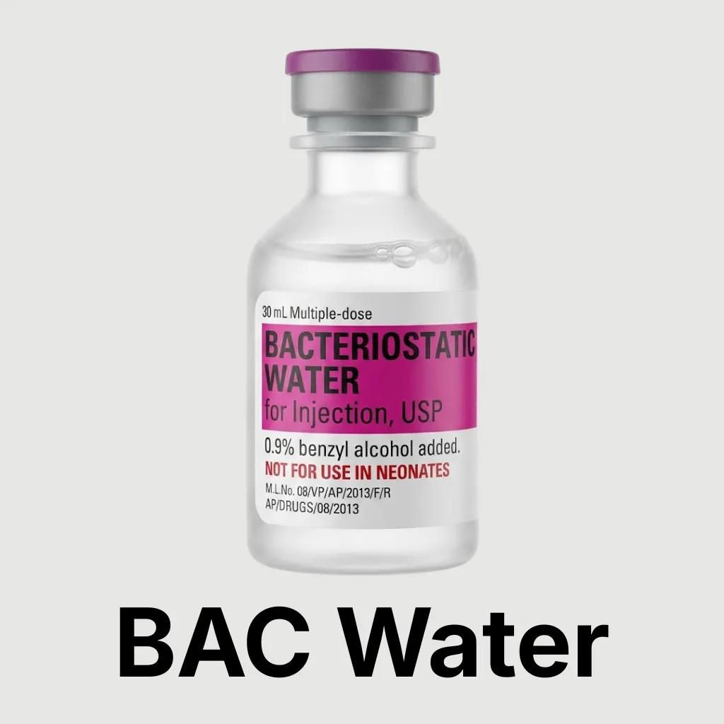 2ml of bac water Bacteriostatic Water: Uses, Mixing, Dosage, Storage & Safety How Much BAC Water for