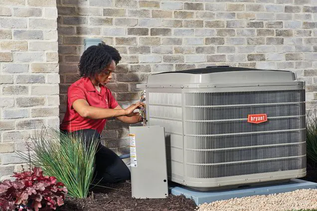 outdoor air conditioner condenser unit in Pensacola