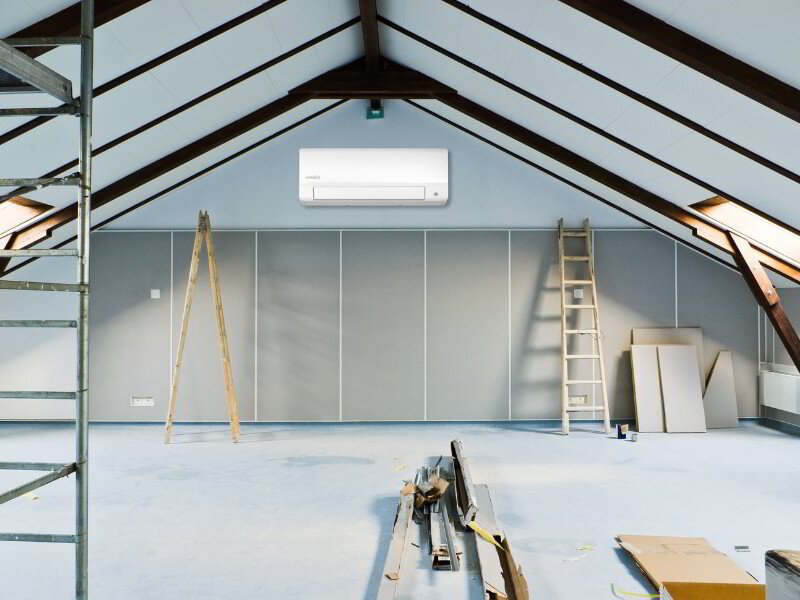 air conditioning for attic rooms