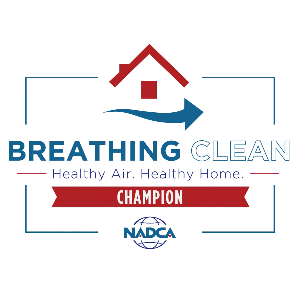 The breathing clean logo from NADCA