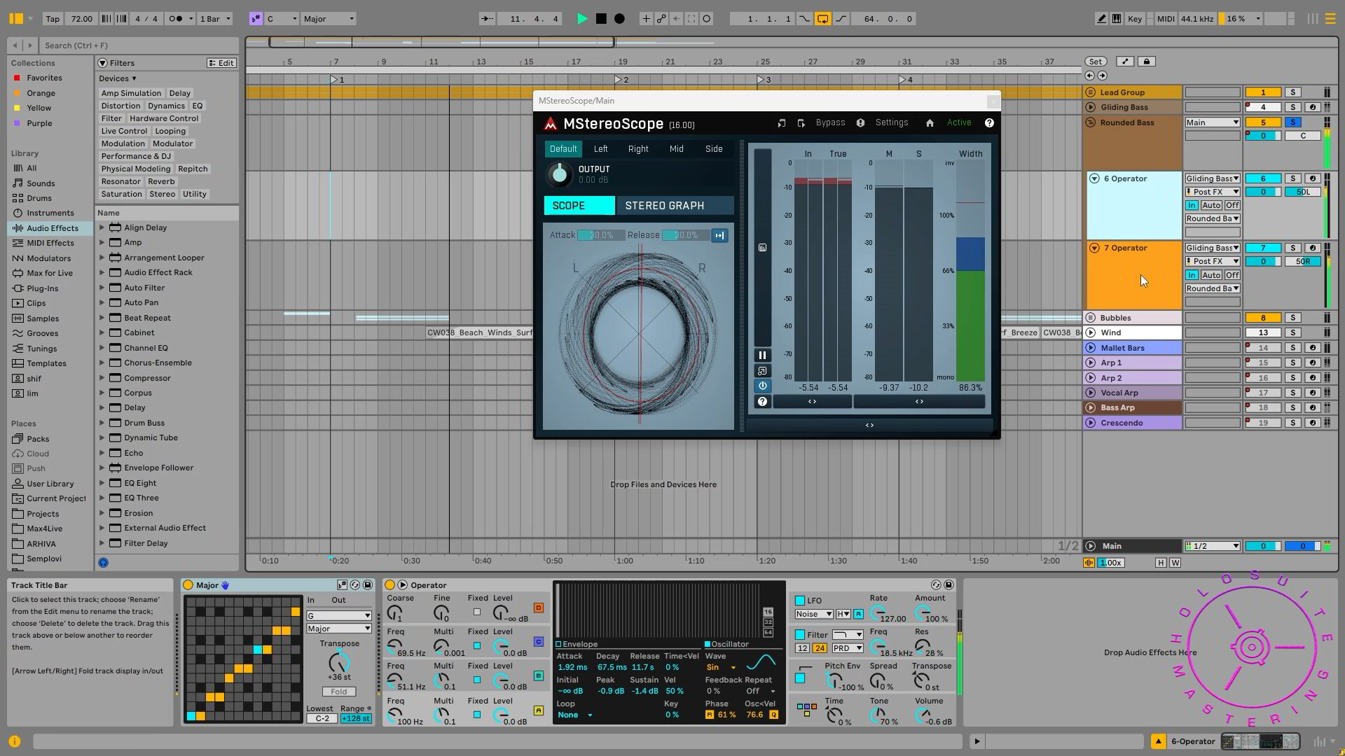 Composing Generative Ambient Music in Ableton Live 12