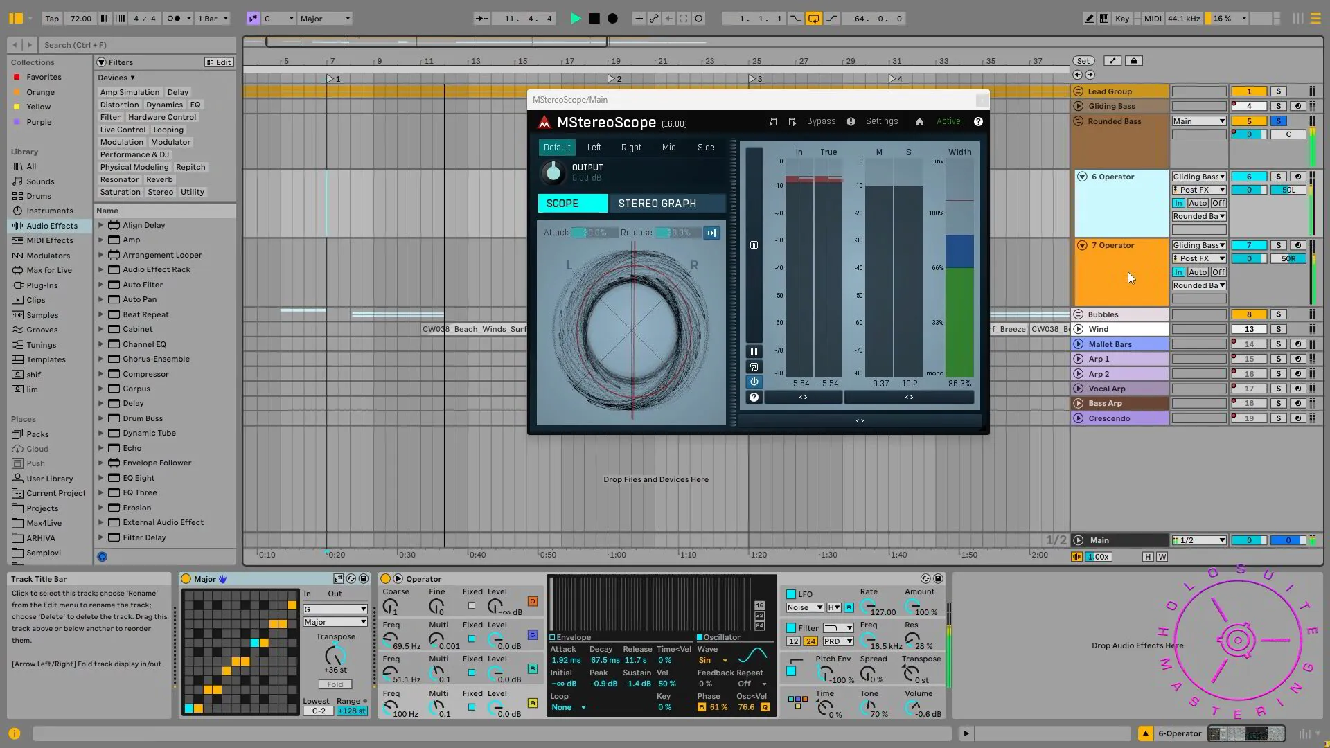 Composing Generative Ambient Music in Ableton Live 12