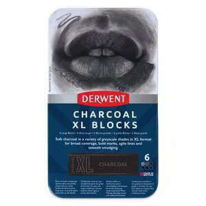 DERWENT XL CHARCOAL BLOCK SET 6ST