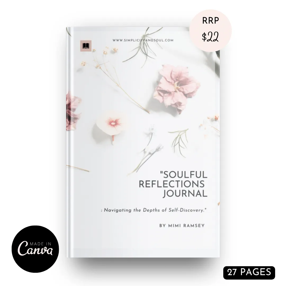 "Soulful Reflections: Navigating the Depths of Self-Discovery." JOURNAL PLR TEMPLATE (27 PAGE)