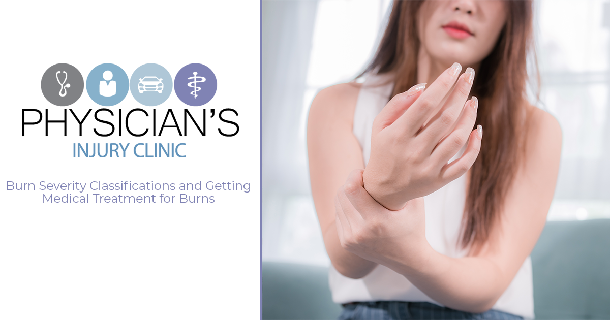 Burn Severity Classifications and Getting Medical Treatment for Burns