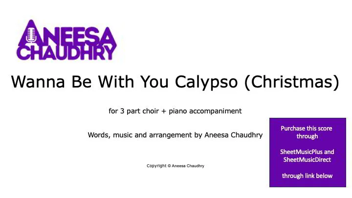 Wanna Be With You CHRISTMAS Calypso mp3 - ALL VOICES (snippet)