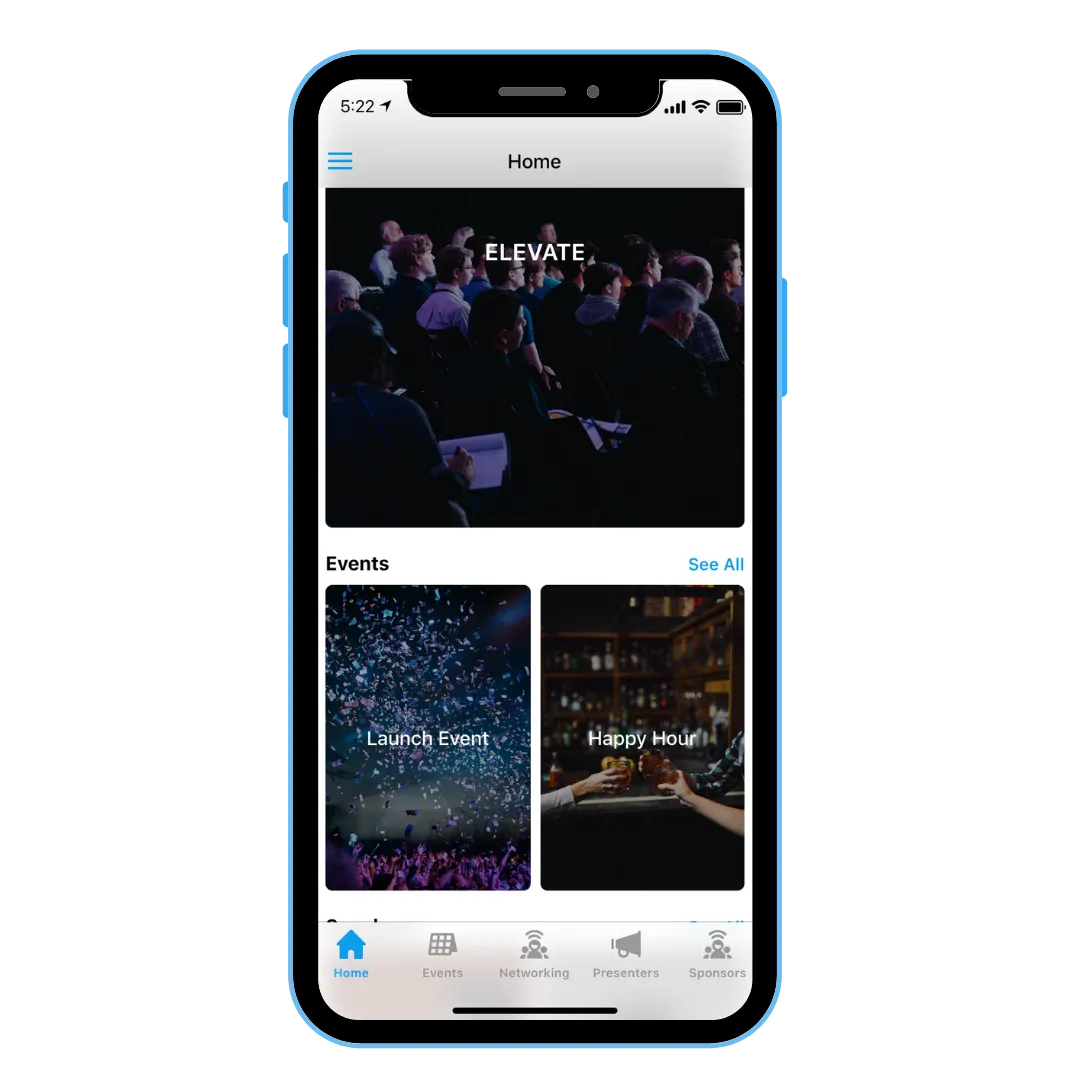 Eventtap mobile app on iphone