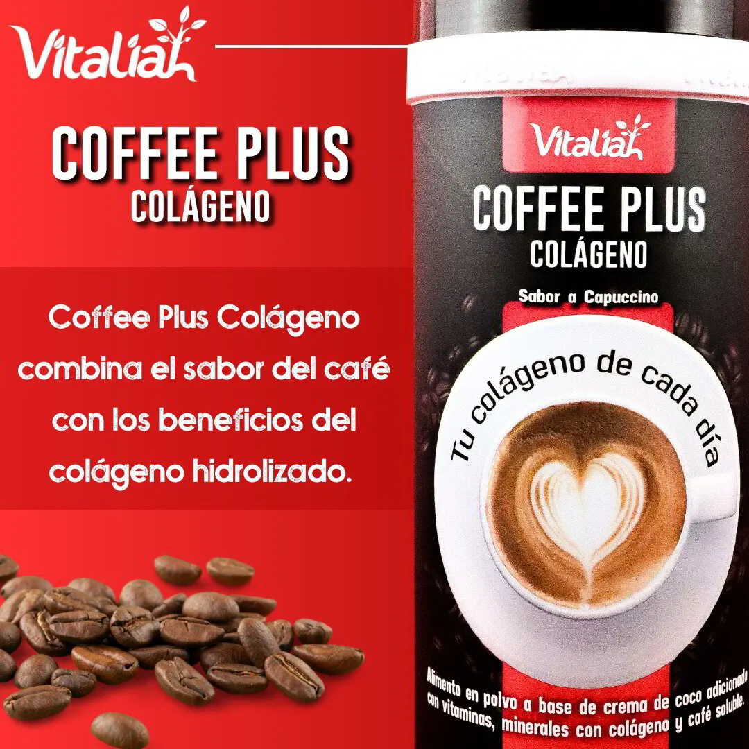  Colágeno Hidrolizado Capuchino - x700 G Coffee Plus -
