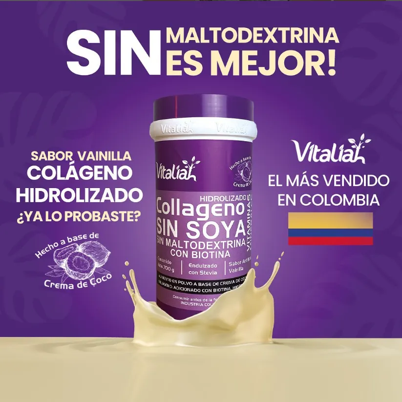 Colágeno Hidrolizado sabor Vainilla - X700 G