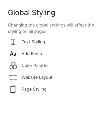 Global Styling