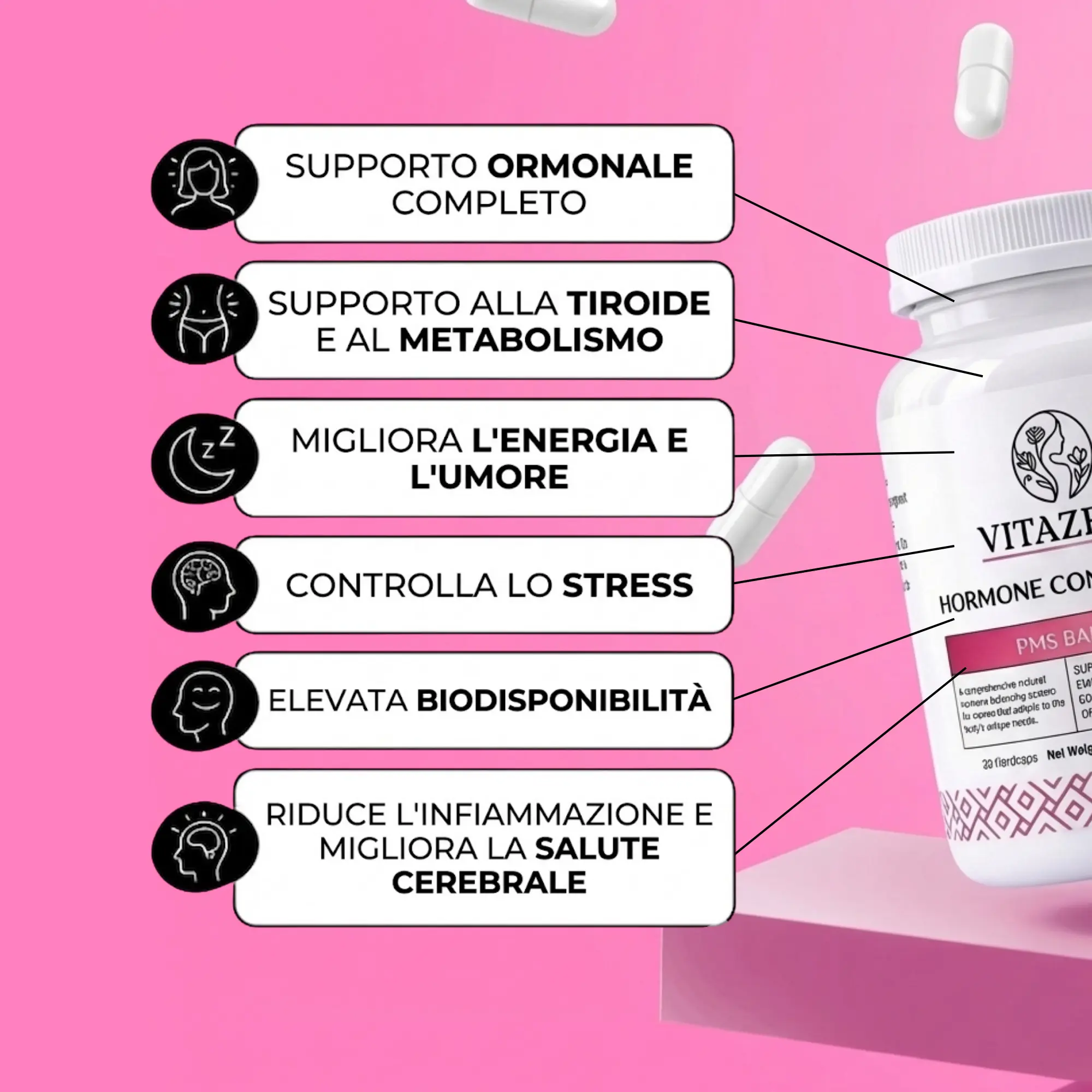 Hormone Control Plus - Benessere femminile in menopausa e perimenopausa
