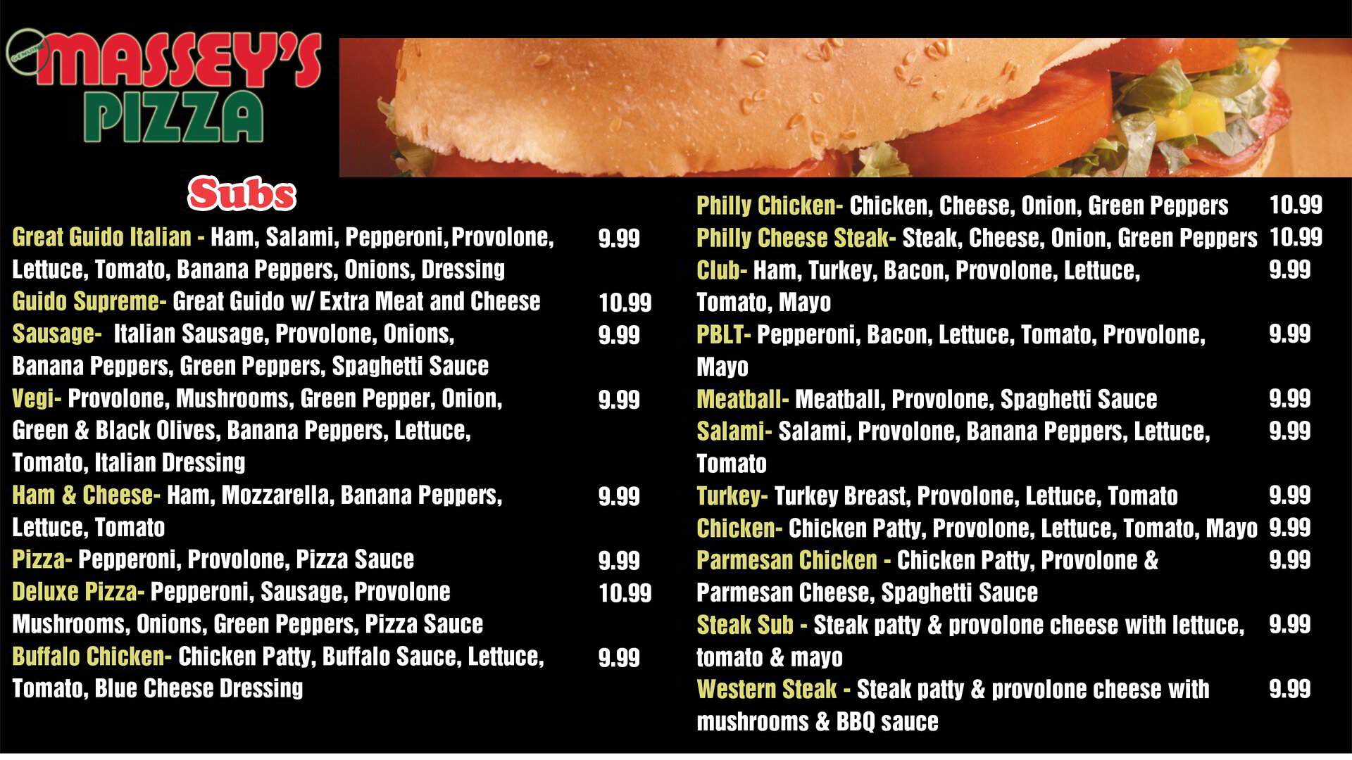 Massey's Pizza Menu Pataskala – Order Your Favorites Online