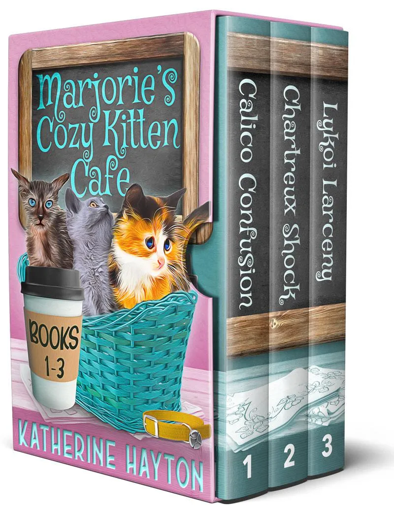 Marjorie's Cozy Kitten Cafe Books 1-3 ebook cover