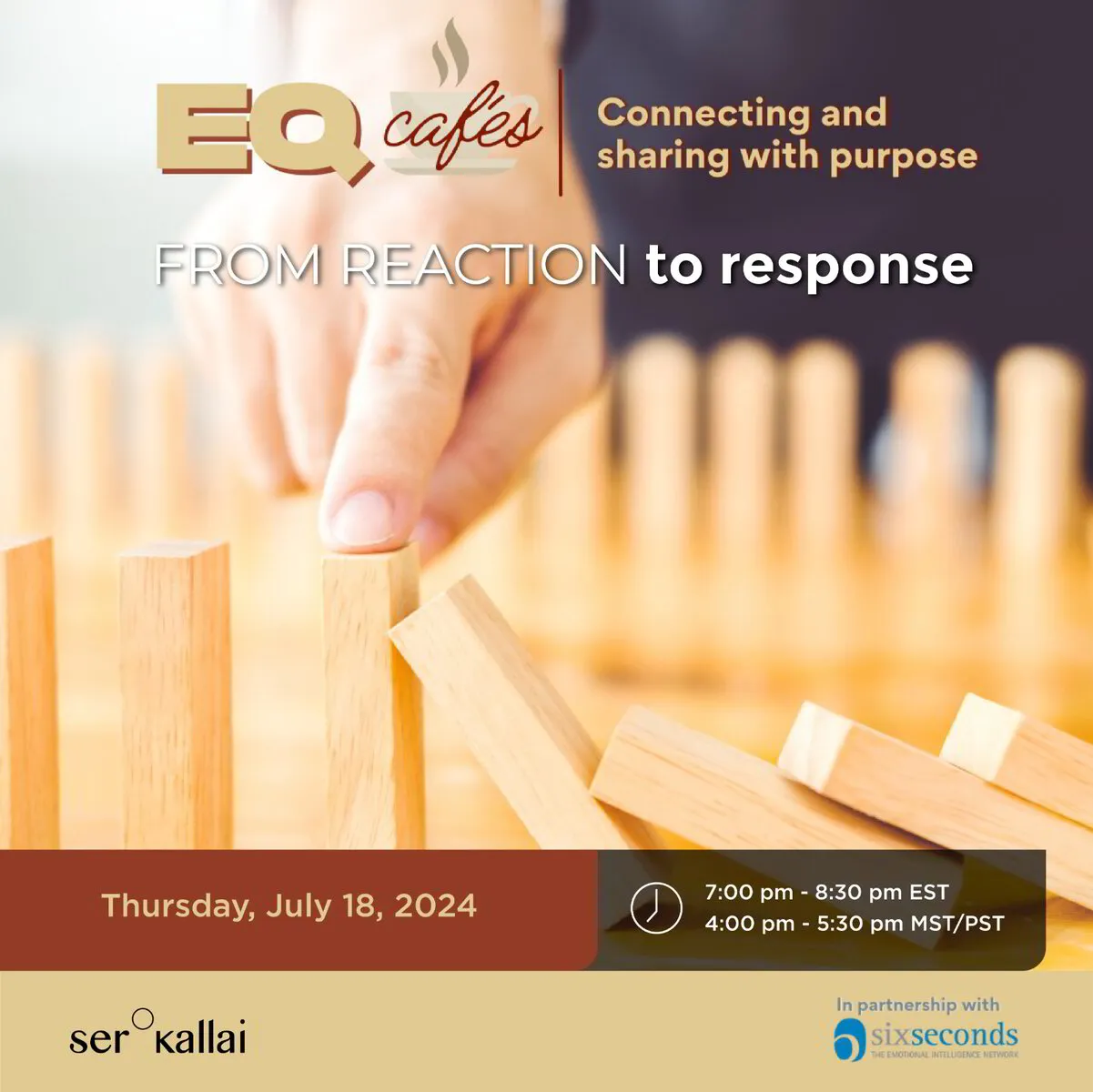 EQ Cafe - From Reaction to Response (Virtual)