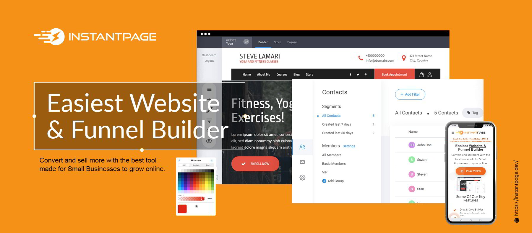 instant page wordpress