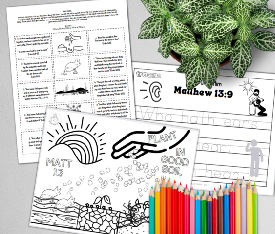 Free Kids Bible Printables, Crafts, Teaching Aids - Scripture Story Lady