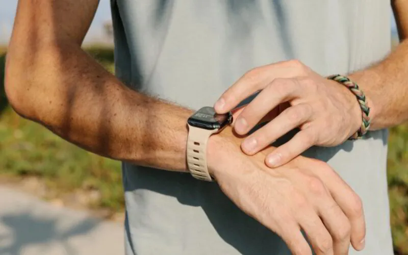 Nomad Sport Band for Apple Watch is waterproof, lightweight, and breathable for workouts