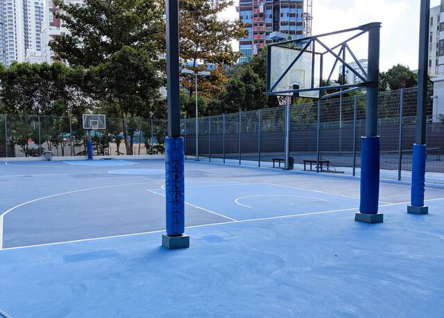 Image showcasing Five Condos in Singapore with Beautiful Basketball Courts