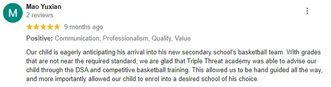 Mao Yuxian - Review for Kids Basketball Lessons