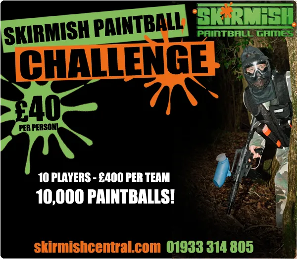 Skirmish Paintball Challenge!