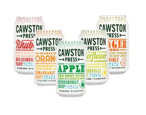 Cawston Press's sparkling beverages