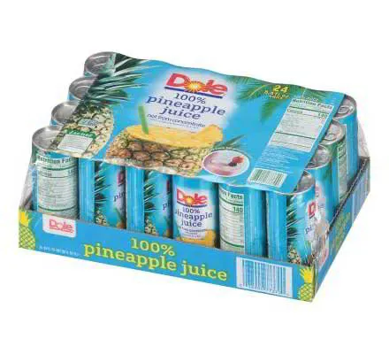 Dole Pineapple Juice - 24 Pack Cans