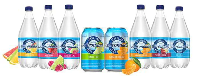 Adirondack Sparkling Spring Water Variety of Flavors