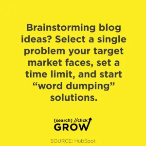 brainstorming blog