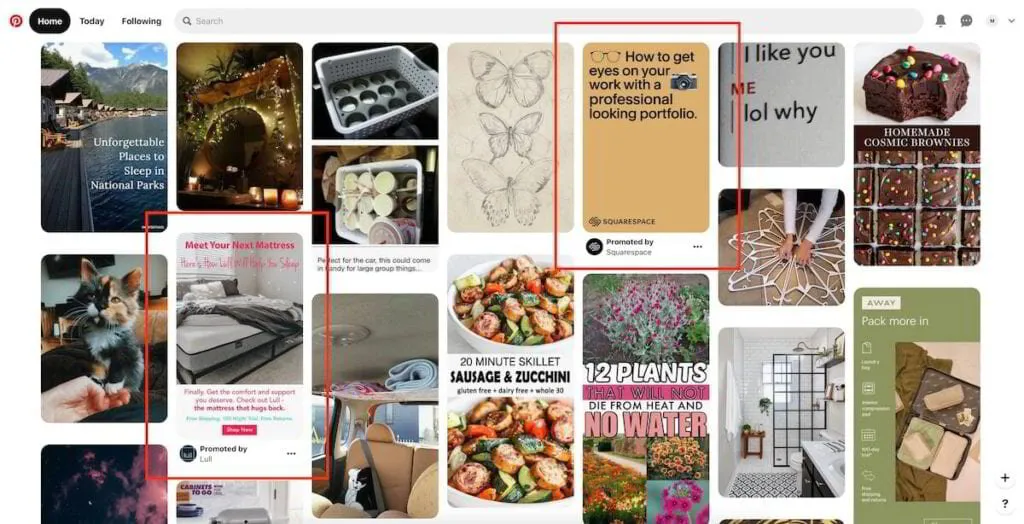 pinterest is an ideal place to advertise online to a female target audience