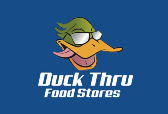 Duck Thru Food Stores Logo