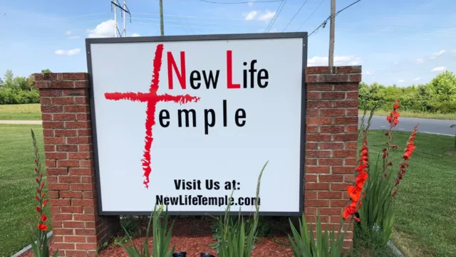 New Life Temple Ministries Sign