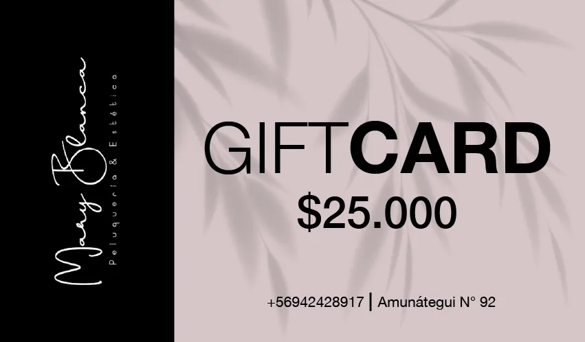 Gift card $25.000