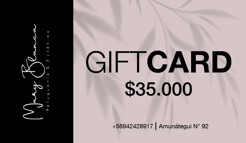 Gift card $35.000