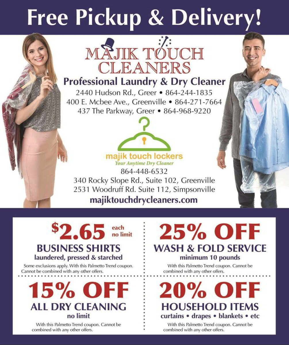 Contact Majik Touch Cleaners Dry Cleaner South Carolina