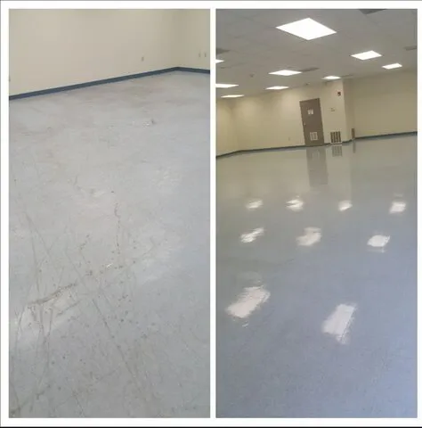 VCT Floor Stripping & Waxing