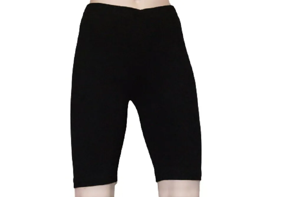Premium Quality Ladies High-Waisted Biking Shorts Stretch Cotton+Spandex