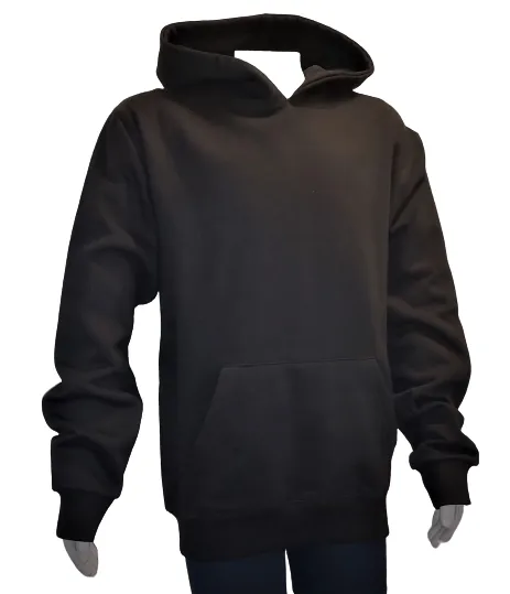 Premium Quality Black Fleece Hoddie Boys & Girls (Unisex) Youth Pullover  Hooded Sweatshirt Jacket