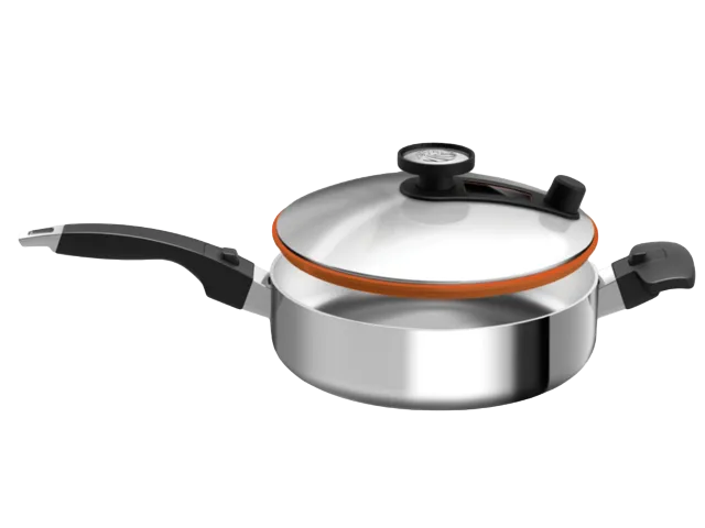 12 in. (30.5cm) Stainless Steel Electric Oil Core Skillet with